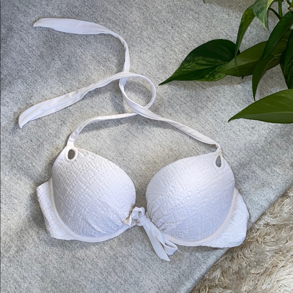White swim suit top